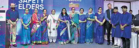 Bothra and cyber expert Yogesh Sapkale at the Cyber Safety for Elders Masterclass.