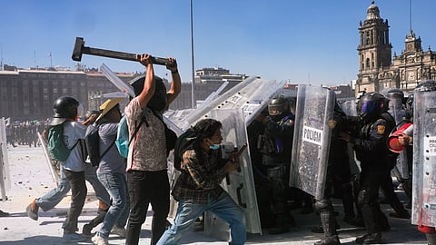 Thousands protest crime and corruption in Mexico City as 'Gen Z' protests gain momentum