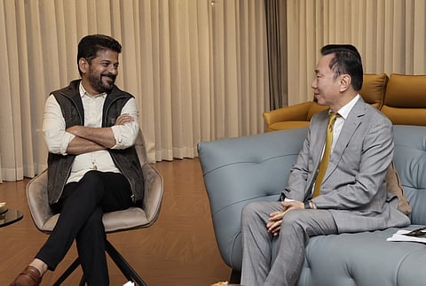 VinGroup Asia CEO Mr. Pham Sanh Chau called on Telangana Chief Minister A. Revanth Reddy, in New Delhi.