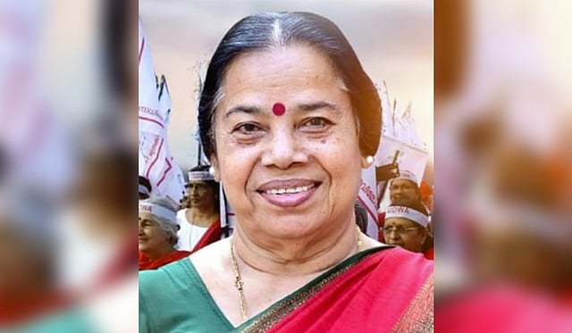 Former minister P K Sreemathi 