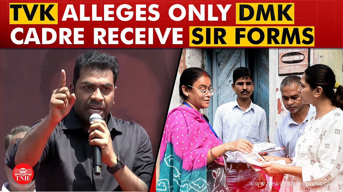 Dmk Form DMK cadre and supporters alone are getting SIR enumeration forms: TVK