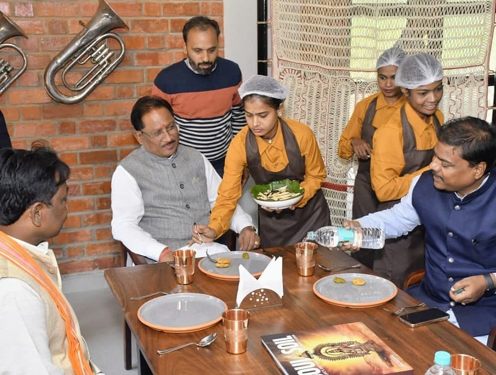Chhattisgarh CM Vishnu Deo Sai inaugurates ‘Pandum Café’ for surrendered Maoists in Bastar