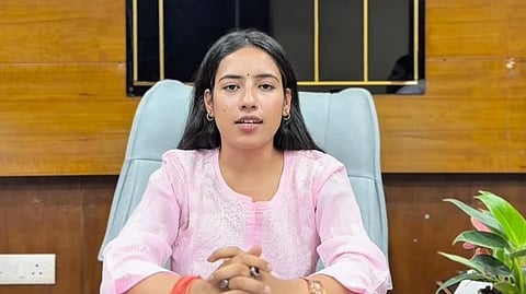  Delhi University Students’ Union (DUSU) joint secretary Deepika Jha