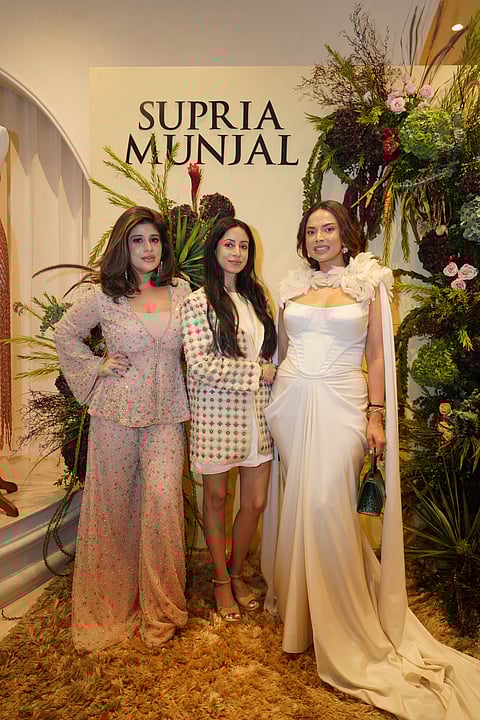 Designer Supria Munjal (middle) at her Ambawatta store in Delhi
