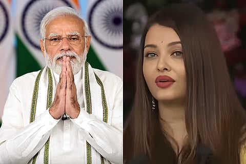 The actor expressed her gratitude to Prime Minister Narendra Modi for attending the event and her eagerness to hear from him. 