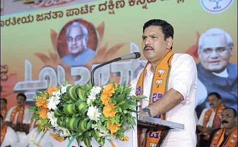 State BJP President BY Vijayendra.