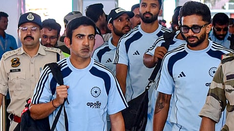 Head coach Gautam Gambhir and all-rounder Nitish K Reddy