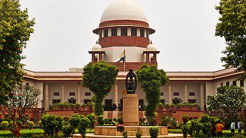 A view of the Supreme Court of India premises in New Delhi.
