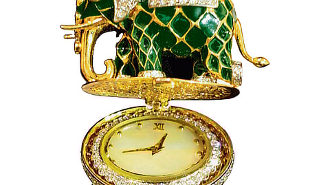 Caught in time: Jaipur Watch Company’s newly unveiled 
Elephant ring watch