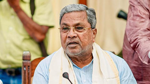 Karnataka chief minister Siddaramaiah.