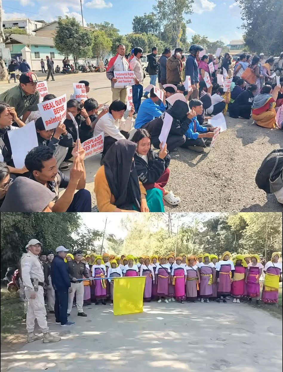 Protest over Sangai Festival turns tense amid ongoing ethnic conflict in Manipur