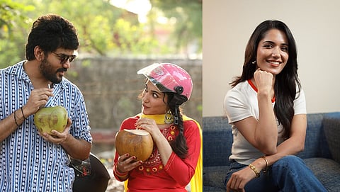 A still from Mask (L) and Ruhani Sharma (R)