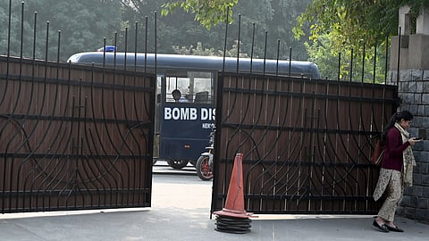 The threats were received around 7:10 am, just as students were about to arrive on campus.