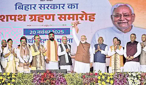 Caste and social engineering balance in Nitish cabinet 10.0