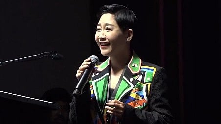 A beautiful moment as Ms. Jaewon Kim, Member of the National Assembly of the Republic of Korea.