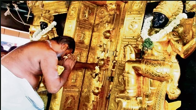 Sabarimala: Allegations and SIT probes revealed gold used in gold-plating/gilding (dwarapalaka idols/door frames) was replaced or unaccounted for; high-level investigations, raids, and arrests followed as audits uncovered discrepancies. This case prompted wider audits of other Devaswom temples
