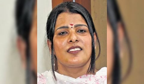 Amaya Prasad, a trans woman candidate of the Congress.