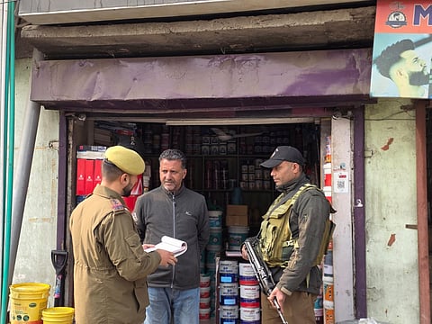 J&K Police conducted raids in hardware stores and other places, in the valley | PTI