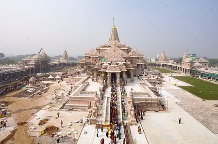 The event marks the formal completion of the temple’s construction, nearly two years after the consecration of Ram Lalla in the sanctum sanctorum.