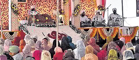 Kirtan Darbar to mark Gurta Gaddi of Guru Gobind Singhji was organised on Sunday.