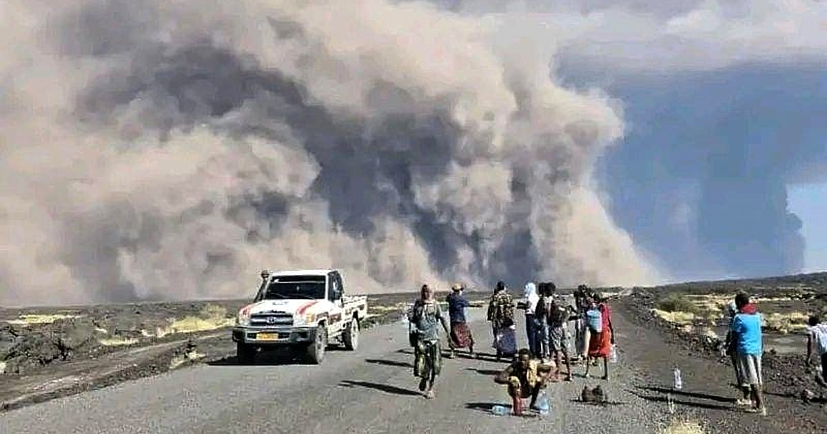 Massive ash cloud drifts toward northern India as Ethiopia’s Hayli Gubbi erupts after 10,000 years Massive ash cloud drifts toward northern India as Ethiopia’s Hayli Gubbi erupts after 10,000 years