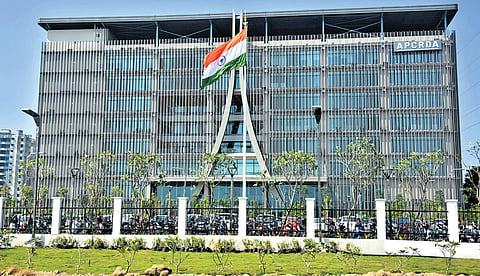 CRDA building in Amaravati on Thursday.