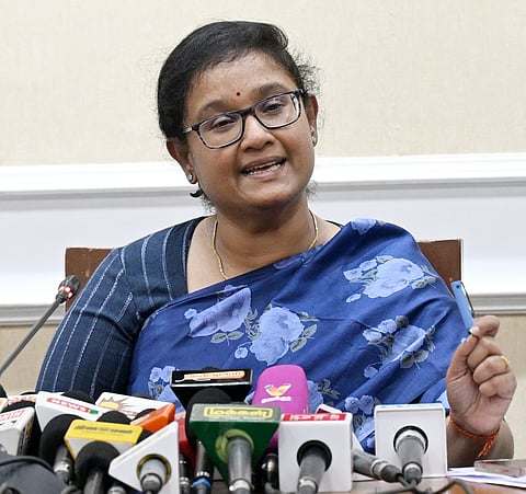 Officials collecting details in Special Intensive Revision (SIR) works in Tiruchy. Representational Image.