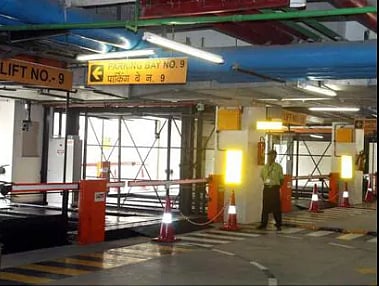 The parking facility located at M-Block market, Greater Kailash - 1 was executed at a cost of Rs 63.74 crore 