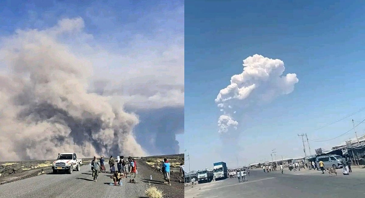 Ethiopia volcano eruption disrupts flights in India; ash cloud to clear by evening