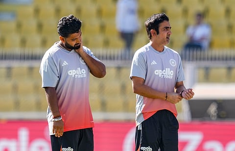 India captain Rishabh Pant and head coach Gautam Gambhir
