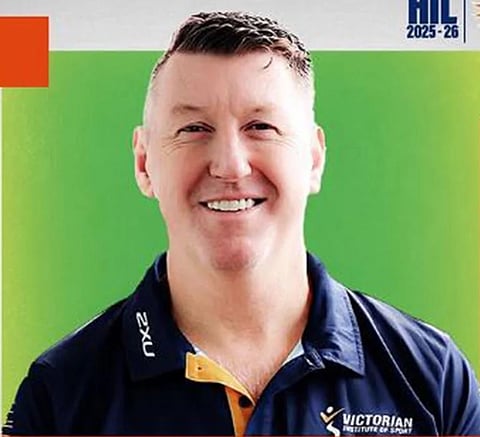 India junior men's national hockey team coach PR Sreejesh (L) and India captain Rohit Yadav