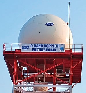 The indigenously developed dual polarised, C-Band DWR is managed by the India Meteorological Department (IMD). 