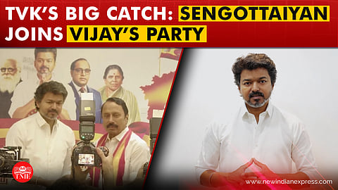 Expelled AIADMK leader KA Sengottaiyan officially joins TVK