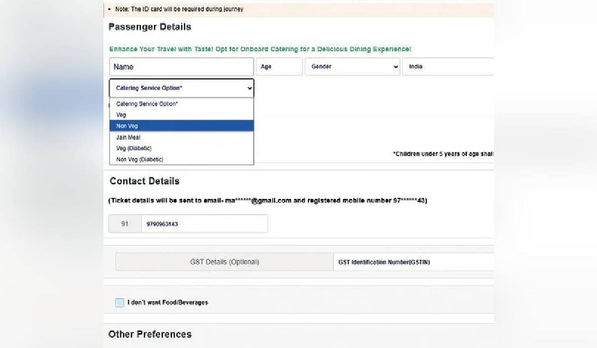 IRCTC updates Vande Bharat booking system, default meal charges create confusion among passengers