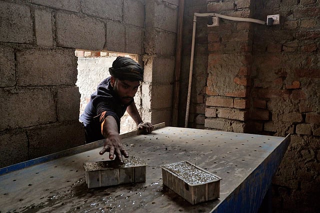 Brick-making process