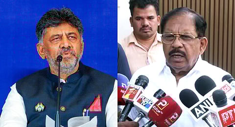  Deputy Chief Minister D K Shivakumar and Home Minister Dr G Parameshwara. 