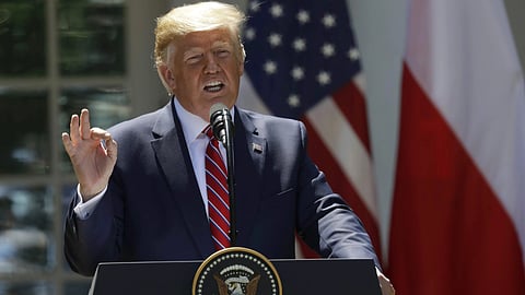 US President Donald Trump 