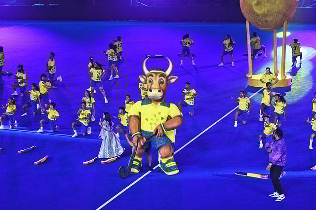 The opening ceremony of the Junior Hockey World Cup at the Mayor Radhakrishnan Stadium on Friday
