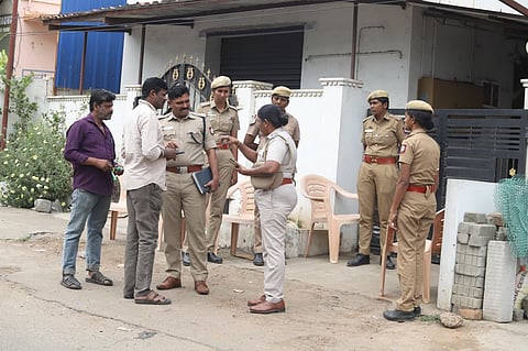 After investigating CCTV footage, the team tracked them to a house in Kulathupalayam where the accused hacked the police using a sickle and tried to flee.