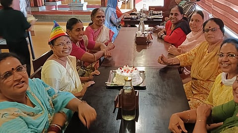 Women of the senior citizens' group