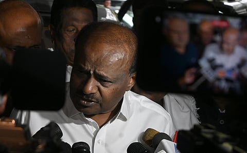 Union Minister for Heavy Industries HD Kumaraswamy