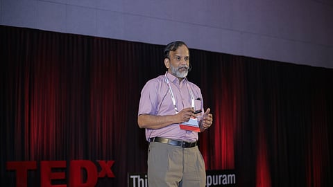 Cancer specialist Dr V P Gangadharan during a previous edition of TEDx