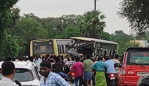 Rajapalayam to Coimbatore bus at the Rajapalayam New Bus Stand