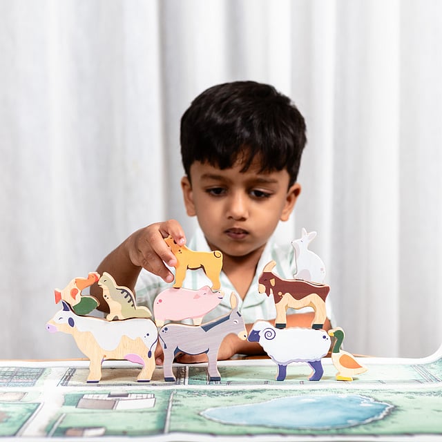 Pretend Play Set featuring animals
