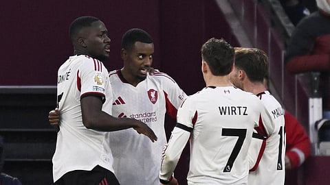 Alexander Isak scored his first Premier League goal for Liverpool since his move from Newcastle United