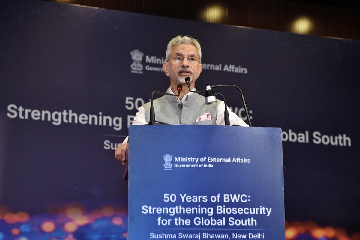 Need framework to deal with challenge of biological weapons: Jaishankar