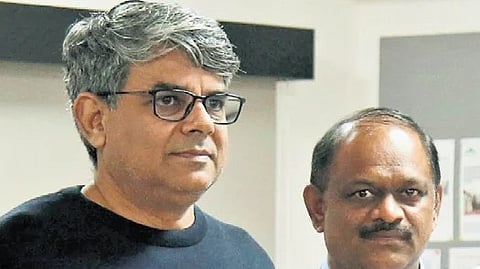 Dr Vijay Pal Singh, President, and Dr RK Shakthi Devan, Secretary of LASA in Visakhapatnam 