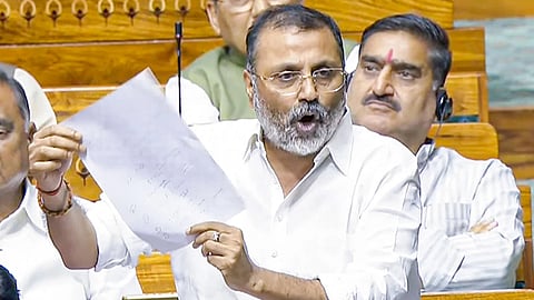 The Parliamentary Standing Committee on Communications and Information Technology, was chaired by BJP member Nishikant Dubey.