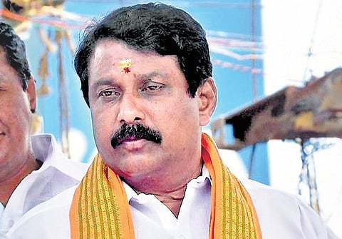 Madurai MP and CPM leader Su Venkatesan, BJP state president Nainar Nagenthran.