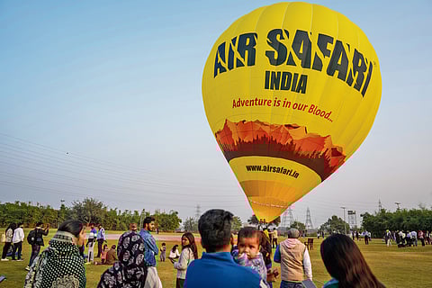 Delhi launches hot air balloon festival
